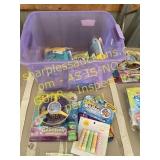 Chalk, bubble makers, inflatable