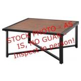 Hampton Bay West Park Aluminum Outdoor Patio Table