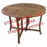 Outdoor Interiors 48 in. Dia Eucalyptus Outdoor