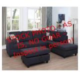 Star Home Living 3-Piece Jet Black Linen 4