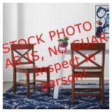 StyleWell Cedarville Walnut Finish Dining Chairs