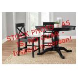 StyleWell Cedarville Dark Charcoal Wood Dining