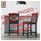 StyleWell Cedarville Dark Charcoal Wood Counter
