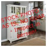 HOMESTYLES White and Natural Buffet with Hutch