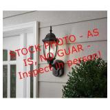 Hampton Bay Alexandria 180° Black Motion-Sensing