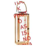 Hampton Bay 22 in. Wood Lantern