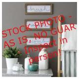 Stratton Home Decor Wash, Brush, Comb Bath Art