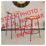 25 in. Natural Stationary Stool (BIDx2)
