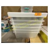 6 totes (3 lids)