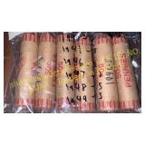 6 rolls of Wheat Pennies