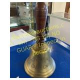 San Francisco Cable Car Co. Brass Hand Bell
