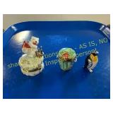 Trinket boxes & flower and butterfly art