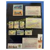Stamp collection pages from other countries