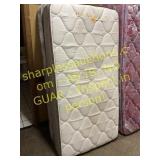 Twin mattress and box spring