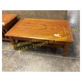 Wooden coffee table