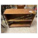 Wooden bookcase