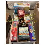 Box of puzzle and games