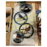 4 bird window hangings