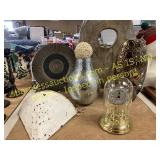 Timex Clock, Decorative Vases