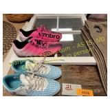 Soccer Cleats(size 2 &5), Tripod, miscellaneous