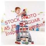 Hape Four-Stage 20 Piece Durable Wooden Rocket