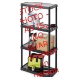 Gracious Living 12" x 24" x 48" 4-Shelf Tier