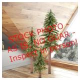 Vickerman 2ft 3ft and 4ft Pre Lit Natural Alpine