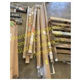 Pile of assorted trim and hardware