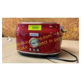 Haden 2 slice toaster red, used