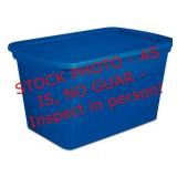 Sterilite 30 Gal Totes, Blue