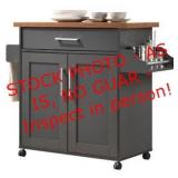 Hodedah Kitchen Cart