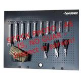 2 Husky 2-Pack Steel Pegboard Set in Black (36 in.
