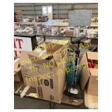 Organizer, air pump, lids, sign