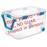 Sterilite 120qt Wheeled Gasket Box