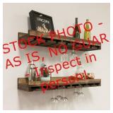 del Hutson Designs 36" Wall Mount Stemware Rack,