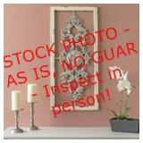 Grey scroll panel - Stratton Home Decor