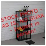 Gracious Living 12" x 24" x 48" 4-Shelf Tier
