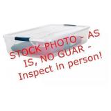Rubbermaid  plastic totes no lids