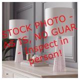 Grandview Gallery 16" Blush Glass Lamp &