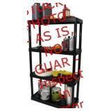 Max it black 4 shelf utility shelves