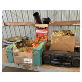 Radio, household, blower vac, hardware
