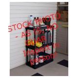 Max it black 3 shelf utility shelves