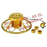 Home heritage gold rotating holiday tree stand
