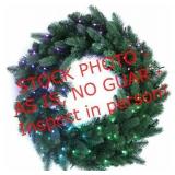 Twinkly light pre lit LED wreath