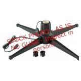Green metal rotating holiday tree stand