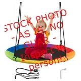 Saucer tree swing