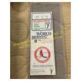 1982&1985 Cardinal World Series Tickets