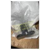 Steeltek 3/8" standard railing flange, black