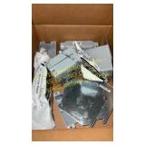 Black steel pipe nipple, outlet boxs, misc,