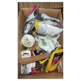 Clamps, tube straps, felling wedge, misc hardware